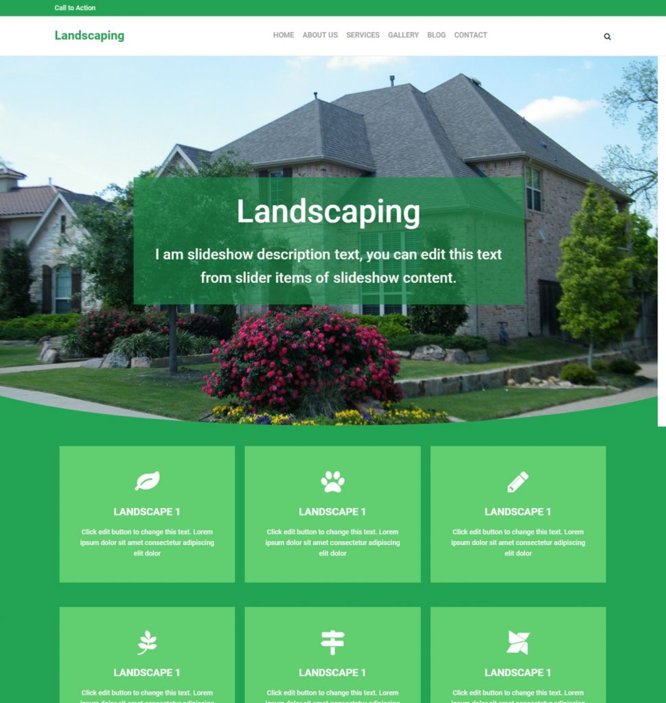 landscaping website